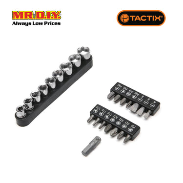 TACTIX Ratchet T-Driver Set (48 pieces)