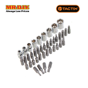 TACTIX Ratchet T-Driver Set (43 pieces)