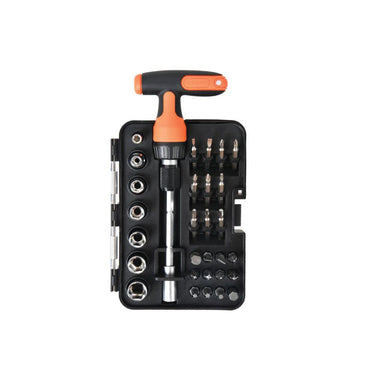 TACTIX Mini Ratchet T-Driver Set (32 pieces)
