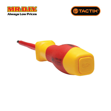 TACTIX Insulated Changeable Screwdriver Set (12 pieces)