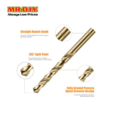 TACTIX Cobalt Drill In Metal Case (29 pieces)