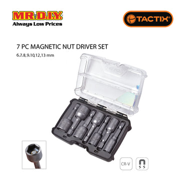 TACTIX Magnetic Nut Driver Set (7 pieces)