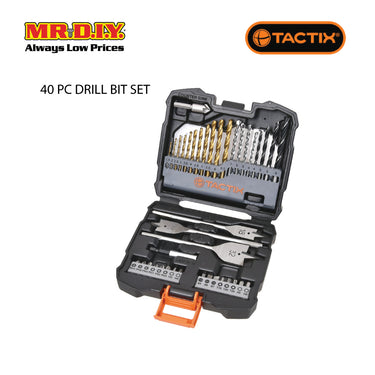 TACTIX Drill Bit Set (40 pieces)