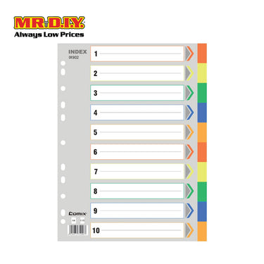 COMIX A4 Index Divider Paper (10 pieces)
