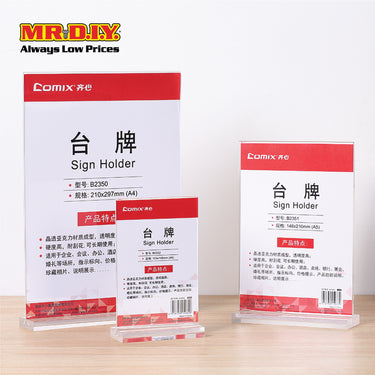 COMIX A4 Sign Holder Stand
