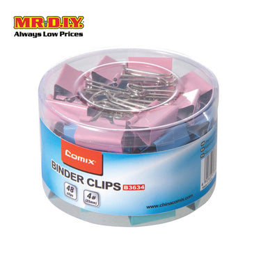 COMIX Color Binder Clip (48 pieces)(25mm)