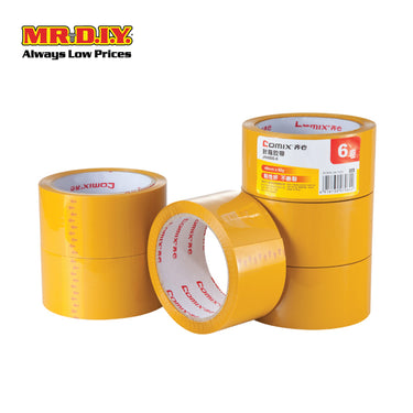 COMIX BOPP Tape (6 pieces)(4.8cm x 54m)