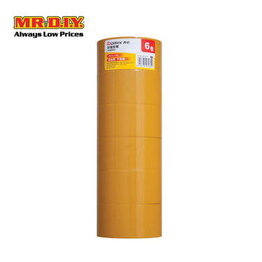 COMIX BOPP Tape (6 pieces)(4.8cm x 54m)