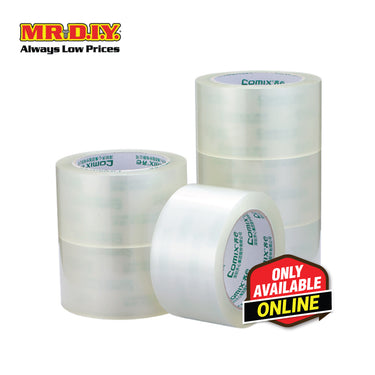 COMIX BOPP Tape (6 pieces)(4.8cm x 91m)