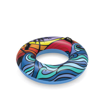 BESTWAY Coastal Castaway Inflatable Swim Tube Seaside Design (91cm)