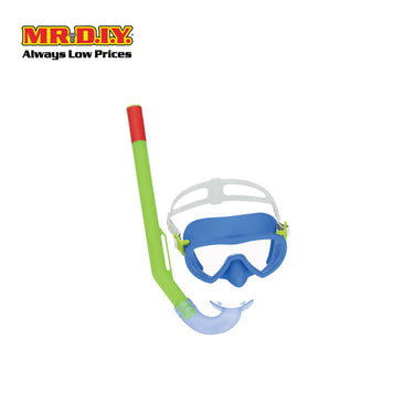 BESTWAY Crusader Essential Adjustable Impact Resistant UV Protective Child Snorkel Mask