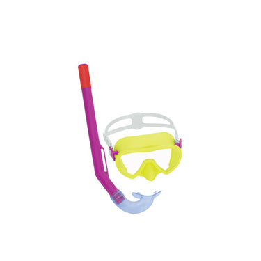 BESTWAY Crusader Essential Adjustable Impact Resistant UV Protective Child Snorkel Mask