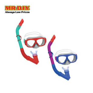 BESTWAY Explora Youth Adjustable Impact Resistant UV Protective Snorkel Mask