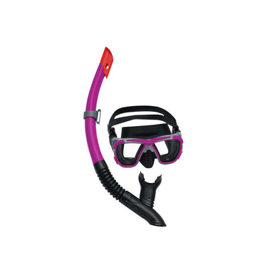 BESTWAY Inspira Adult Snorkel Ultra-Clear Scratch Resistant Adjustable Swimming Mask