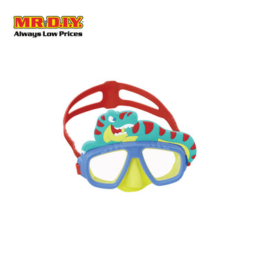 BESTWAY Aquapals UV Protective Scratch Resistant Large Frame Adjustable Child Swimming Mask