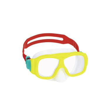 BESTWAY Explora Essential Adjustable Large Frame UV Protective Impact Resistant Youth Swimming Mask