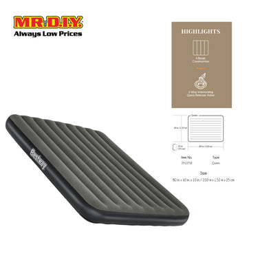 (MR.DIY) BESTWAY Camping Tritech Queen-Size Inflatable Air Bed Mattress (2.03m x 1.52m x 25cm)