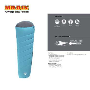 PAVILLO Hiberhide 10 Portable Outdoor Camping Sleeping Bag (220cm x 75cm x 50cm)