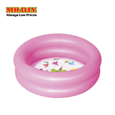 BESTWAY Round Inflatable 2-Ring Kiddie Pool (61cm x 61cm x 15cm)