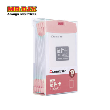 COMIX ID Card Holder (10 pieces)(66 x 112 x 4.5mm)