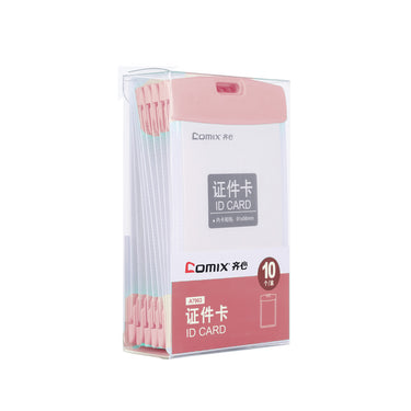 COMIX ID Card Holder (10 pieces)(66 x 112 x 4.5mm)