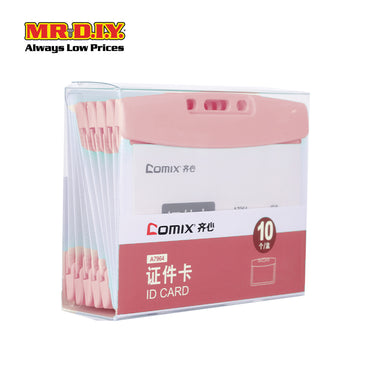 COMIX ID Card Holder (10 pieces) (102 x 80 x 4.5mm)