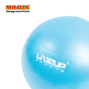 LIVEUP Sports Yoga Exercise Gym Anti-Burst Ball - Blue (55cm) LS3222