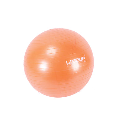 LIVEUP Sports Yoga Exercise Gym Anti-Burst Ball - Orange (65cm) LS3222