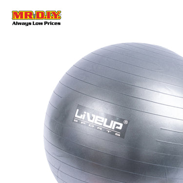 LIVEUP Sports Yoga Exercise Gym Anti-Burst Ball - Grey [LS3222] (75cm)