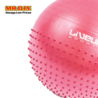 LIVEUP Sports Inflatable Gym Exercise Half Massage Ball (65cm) LS3569
