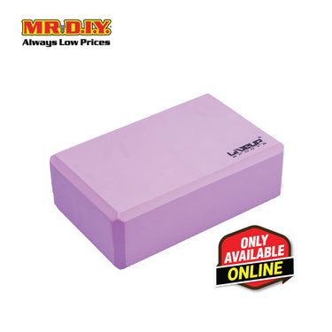 LIVEUP Sports Gym Yoga Block Purple LS3233A (23 X 15cm)