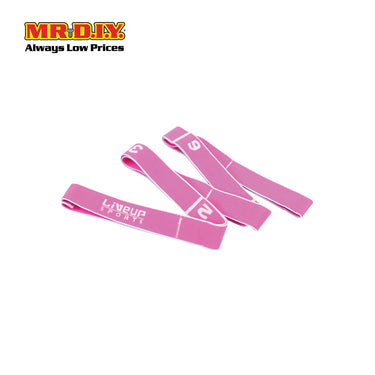 LIVEUP Sports Yoga Gym Resistance Band (Light) - Pink LS3660