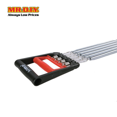 LIVEUP Sports Chest Expander Steel with Hand Grip and 5 Spring LS3641