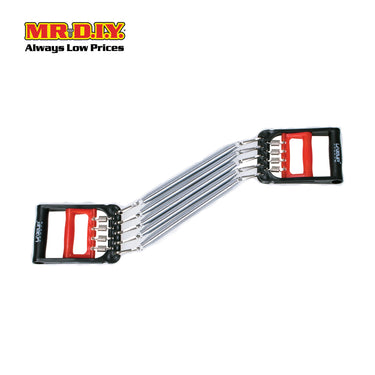 LIVEUP Sports Chest Expander Steel with Hand Grip and 5 Spring LS3641