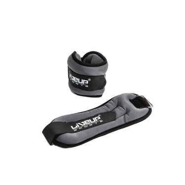 LIVEUP Sports Adjustable Wrist and Ankle Weights Twin-Pack (1KG) LS3049