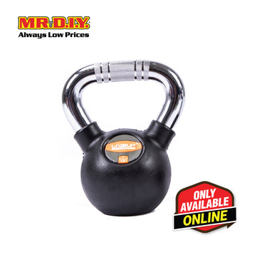 LIVEUP Sports Black Rubber Kettlebell (4KG) LS2044