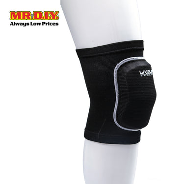 LIVEUP Sports Knee Support With Foam Pad L/XL - Black LS5706