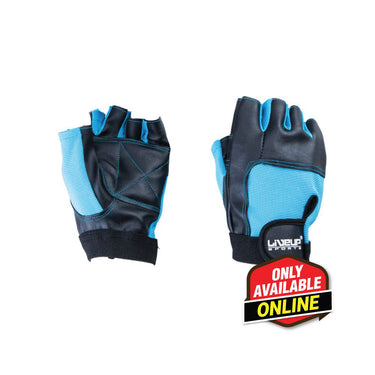LIVEUP Sports Training Gloves (1 Pair) - Blue LS3058
