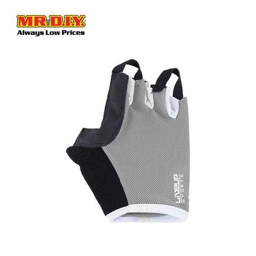 LIVEUP Sports Training Gloves L/XL (1 Pair) - Grey LS3066
