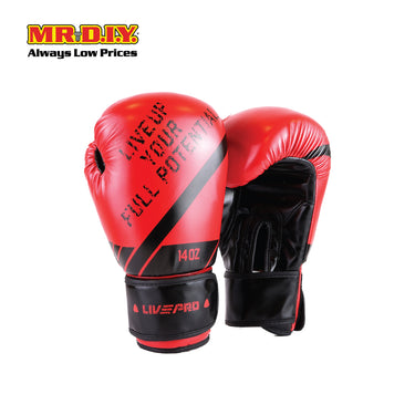 LIVEPRO Sports Boxing Sparring Gloves (1 Pair) (14OZ) LP8600-14