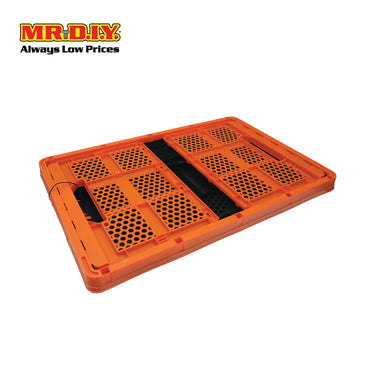 TACTIX Collapsible Knock Down Basket Crate Plastic Storage Organizer 320232 (32L) (50.5 x 33.5 x 22cm)