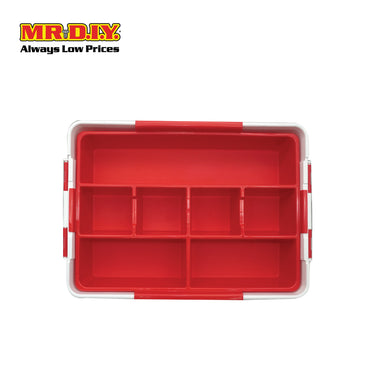 TACTIX Large Clear Household Medicine Container Storage Box 320268 (15L) (40.4 x 30.4 x 18.7cm)