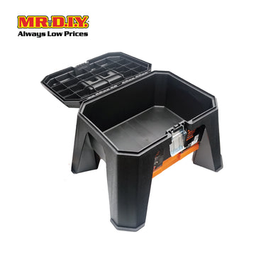 TACTIX Heavy-Duty Step Stool Storage Tool Organizer 320352 (50.8 x 40.6 x 31.8cm)