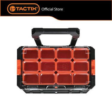 TACTIX 3 in 1 Modular Storage Organizer System Set With Wheels 320382 (63.2 x 36.7 x 98cm)  (Stackable)