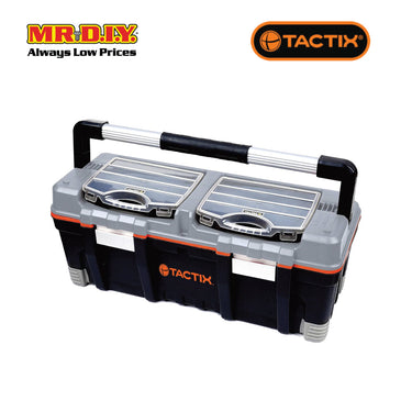 TACTIX Full Length Handle Tool Box with Organizer 66cm (26inch)