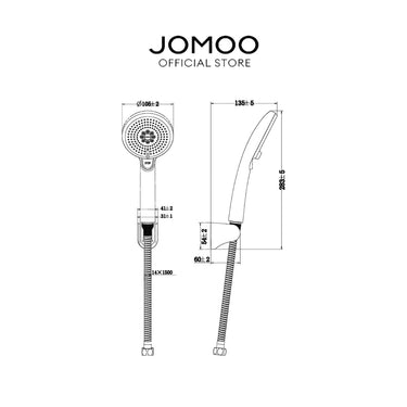 JOMOO 4 Function Hand Shower S191014-2B01-1