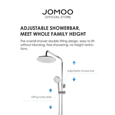JOMOO Bathroom Rain Shower Set 36509-122/1B-1