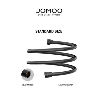 JOMOO Black Shower Hose PVC 1.5m H3D30-150267C-2