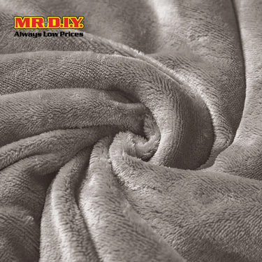 (MR.DIY) Super Soft Plain Plush Blanket