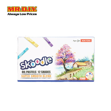 (MR.DIY) Coloring Oil Pastel (12colours)